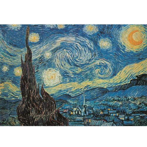 Rompecabezas Noche Estrellada Vincent Van Goghde 500 Pcs Clementoni