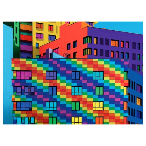 Rompecabezas 500 piezas Cuadrados de colores