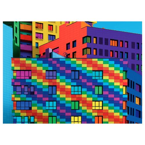 Rompecabezas 500 piezas Cuadrados de colores