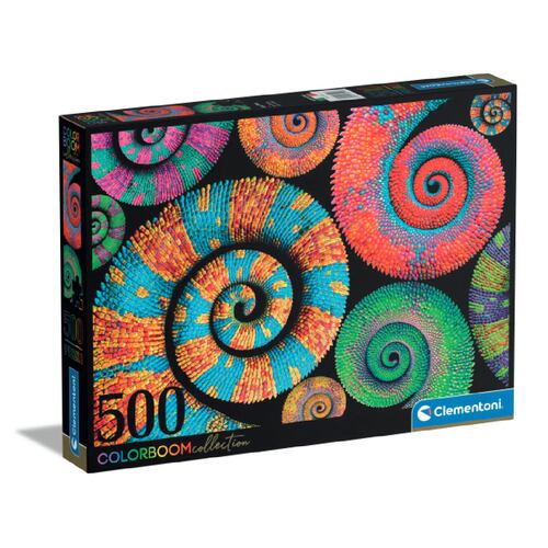 Rompecabezas HQC Colección Colorboom Curly Tails 500 piezas Clementoni