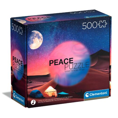 Rompecabezas Peace Puzzle Starry Night Dream 500 piezas Clementoni