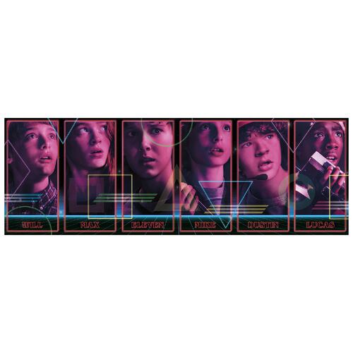 Rompecabezas Panorama Stranger Things 1000 piezas Clementoni