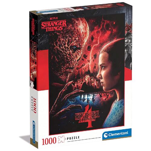 Rompecabezas HQC Stranger Things 1000 piezas Clementoni