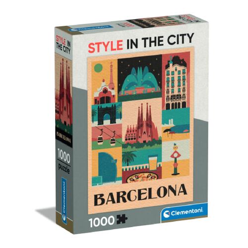 Rompecabezas Ciudad Barcelona 1000 piezas Clementoni
