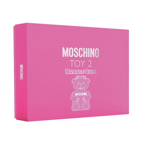 Set Fragancia para Mujer Moschino Toy 2 Bubble Gum EDT 100 ml + Crema Corporal 100 ml + EDT 10 ml