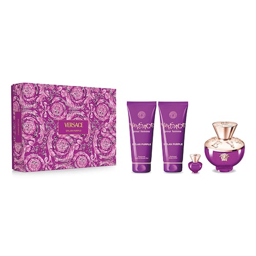 Estuche para Mujer Versace Dylan Purple EDP 100ml + Shower Gel 90ml + Body Lotion 90ml + Mini 5ml