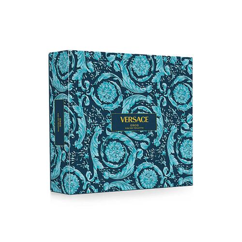 Estuche para Hombre Versace Eros EDT 100ml + Shower Gel 90ml + Perfumero 10ml