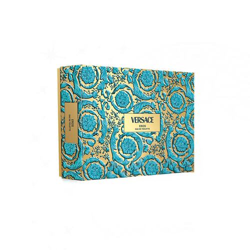 Estuche Versace Eros Eau de Toilet 100 Ml + Travel Spray 10 Ml + Black Trousse para Caballero