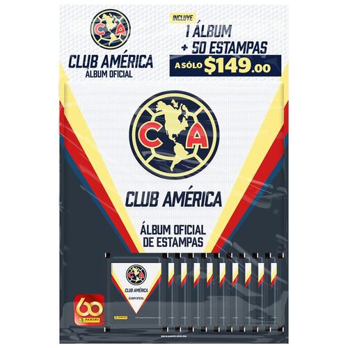 Club América multiset 10 sobres