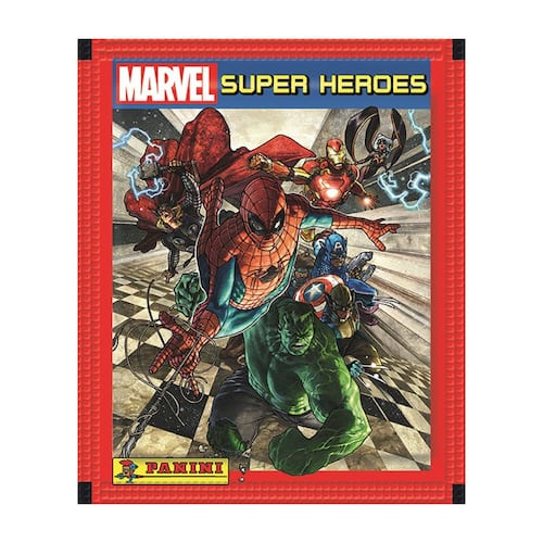 Sobre Marvel 5 estampas Súper Héroes Panini