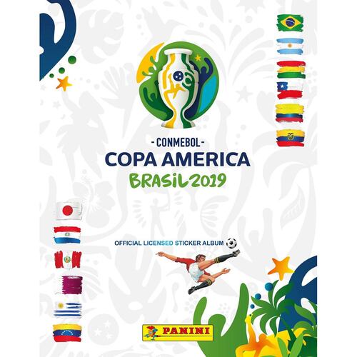 Multiset Panini álbum + 4 sobres copa america 2019