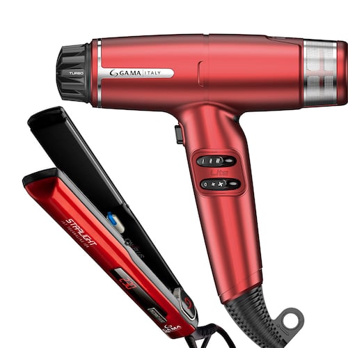 Gama Itali Combo Secadora Iq Lite Red y Alaciadora I Ht Starl. 110