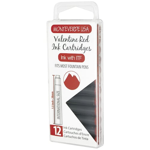 Cartucho 12 pack monteverde valentine red