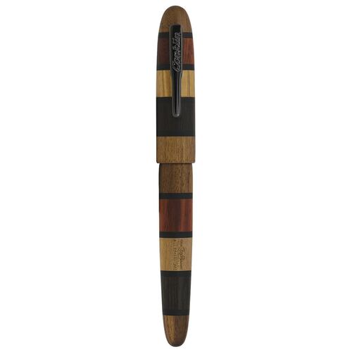 Roller Ball Conklin All American Le Quad Wood