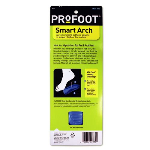 Plantillas con Arco Inteligente para Hombre Profoot