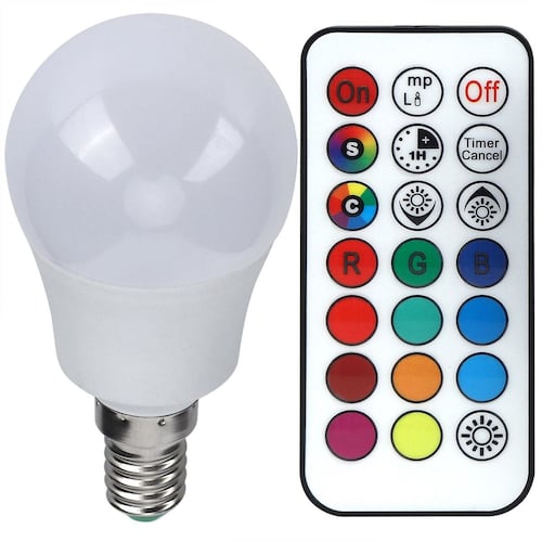 LED Bytech con control remoto multicolor