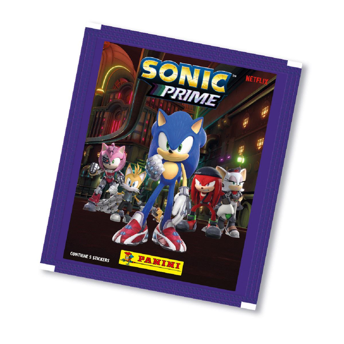 Boîte De 36 Pochettes Panini Sonic Prime - Collection Complète De Stickers