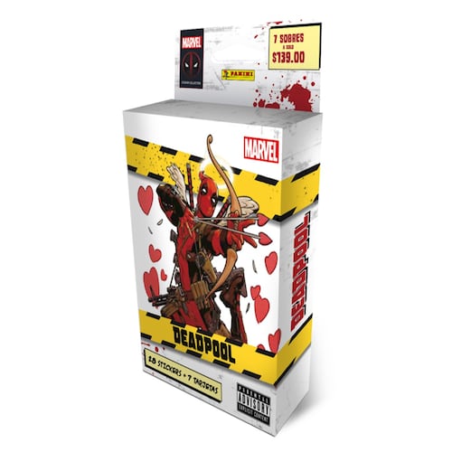 Blister 7 Sobres Deadpool Marvel