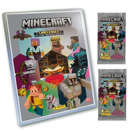 Multiset 2 Sobres de Estampas Minecraft