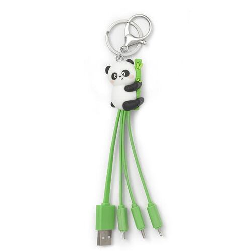 Cable Multicargador Legami Figura Oso Panda