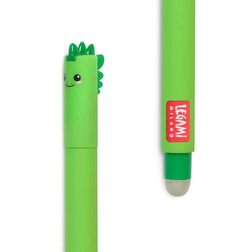 Pluma Borrable Legami Dino Verde