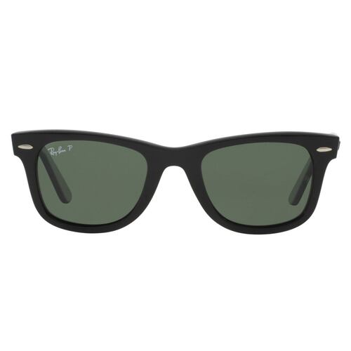 Ray Ban Wayfarer Gris Armazón en Acetato Negro