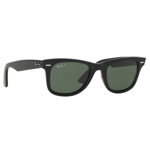 Ray Ban Wayfarer Gris Armazón en Acetato Negro