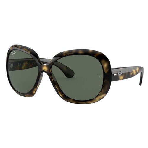 Lente Solar Ray-Ban Jackie Ohh Ii Verde en Nylon Habana