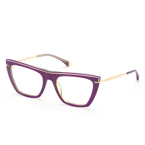 Armazón Rédélé Flat 3 Violeta/Verde Fluorecente forma Mariposa