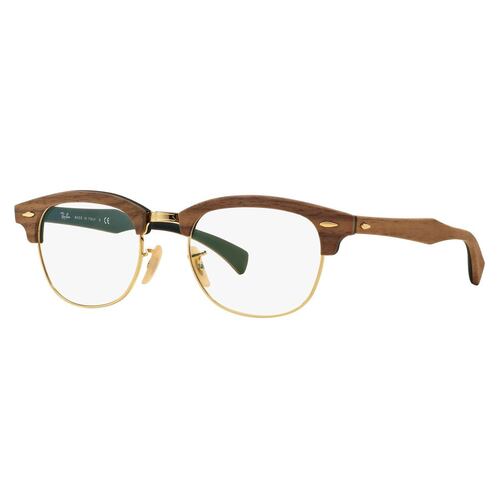 Armazón Ray-Ban Clubmaster en Madera Marrón