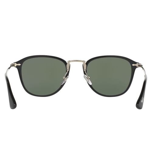 Persol verde, armazón en acetato negro