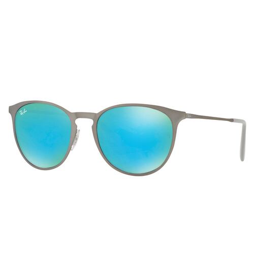 Ray-Ban Erika Metal Verde-Azul Armazón en Metal Gris