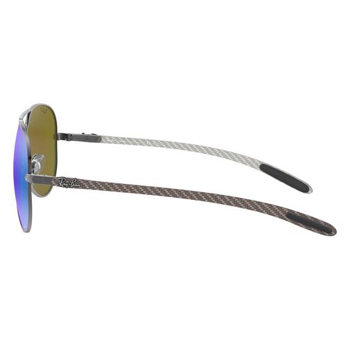 Lente Solar Polarizado Azul Acero Gris Ray-Ban