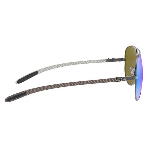 Lente Solar Polarizado Azul Acero Gris Ray-Ban