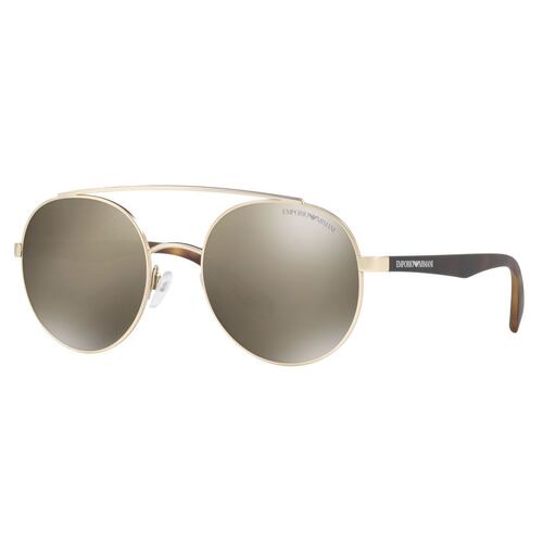 Lente solar Emporio Armani Gris Dorado-Habana