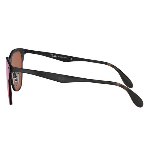 Ray-Ban blaze clubmaster violeta-azul armazón en acero negro