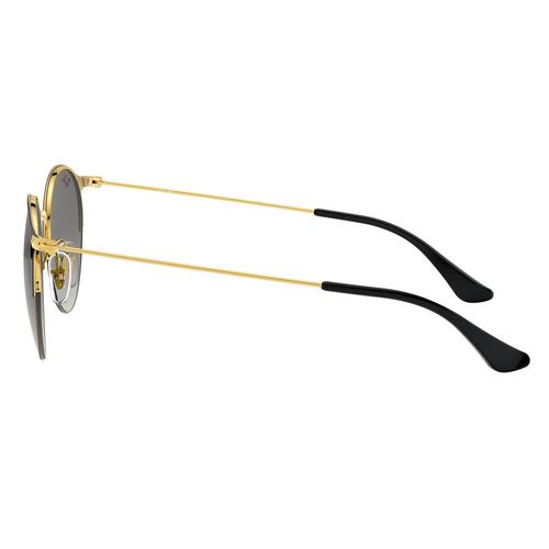 Ray-Ban Gris Degradado Armazón Dorado-Negro en Metal