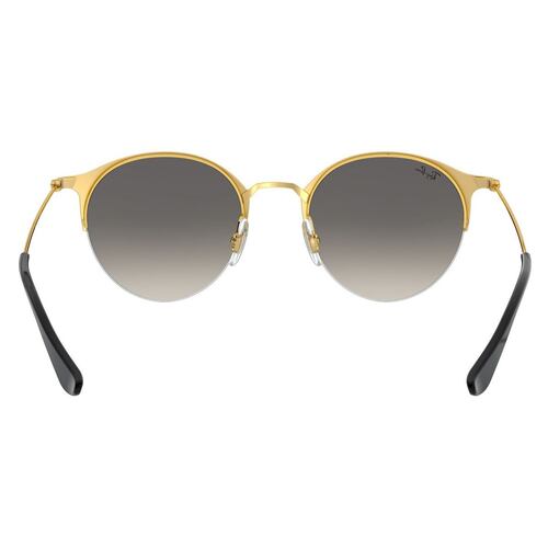 Ray-Ban Gris Degradado Armazón Dorado-Negro en Metal