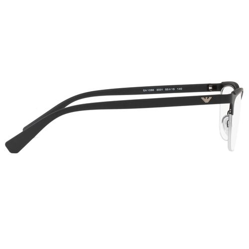 Emporio Armani Armazón Metálico Negro Mate