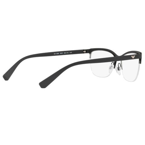 Emporio Armani Armazón Metálico Negro Mate