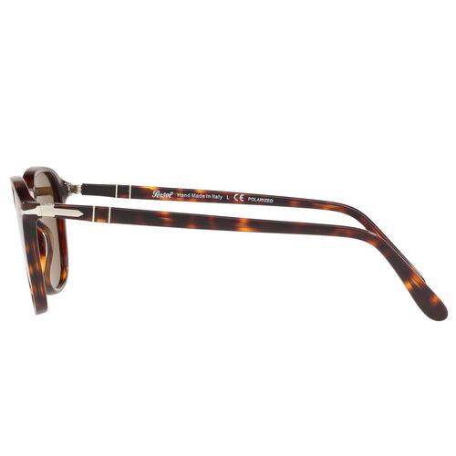 Persol gris polarizado, armazón habana para hombre