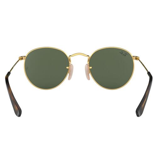 Lente Solar Junior Round Verde Metal Oro 0RJ9547S Ray-Ban