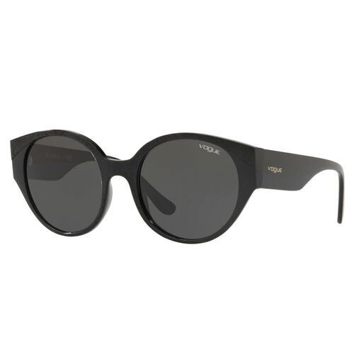 Lente de sol Vogue gris con armazón negro