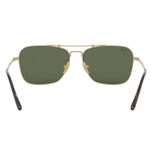 Lente Solar Ray-Ban Titanium Verde en Titanio Oro Unisex