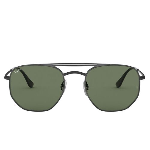 Ray-Ban Verde Armazón en Metal Negro Unisex