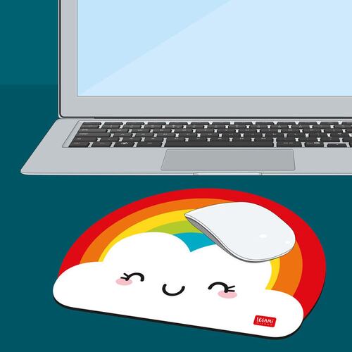 Mousepad Legami Diseño Arcoíris