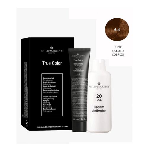 Philip Martins True Color # 6.4 Rubio Oscuro Cobrizo
