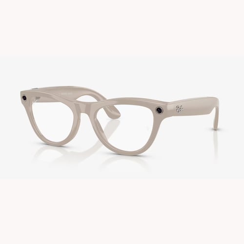Lentes de Sol Electrónico Ray Ban Meta Wearable Gris Tiza Brillante Skyler 0RW4010 Unisex