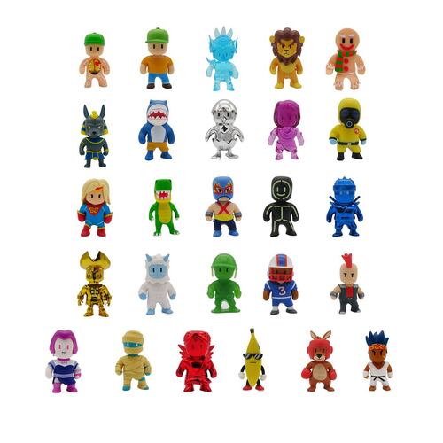 Set 3 Figuras Coleccionables 3D Stumble Guys 5cm