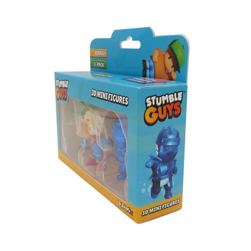 Set 3 Figuras Coleccionables 3D Stumble Guys 5cm